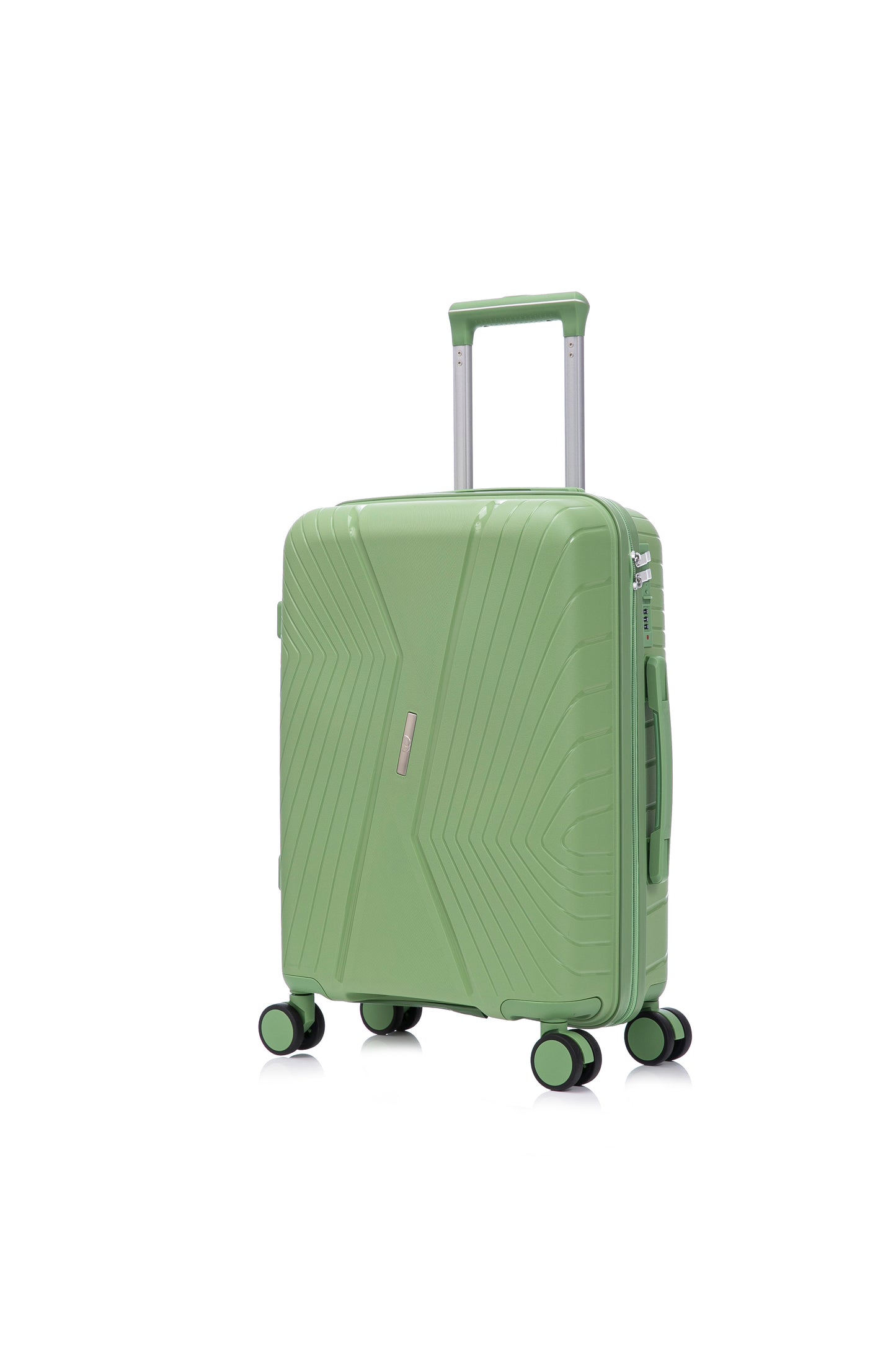Medium Checked Luggage - Green (24")