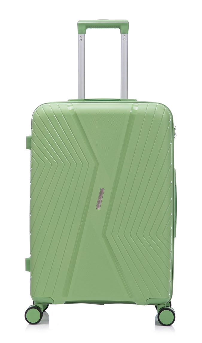 Medium Checked Luggage - Green (24")
